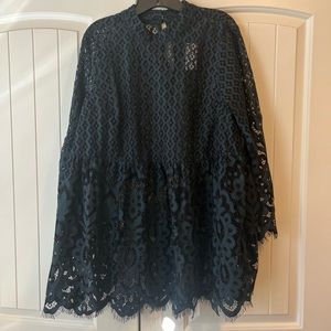 Lane Bryant lace baby doll fairy dark academia grunge whimsical casual